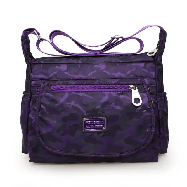 Waterproof Oxford Cloth Middle Aged Women's Bag Purple - Shop at LoveMi
