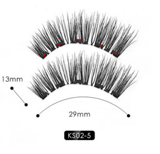 Natural Long Lasting Magnetic Liquid Eyeliner & Magnetic False Eyelashes & Tweezer Set Make up Set 2Pc Ks025 - Shop at LoveMi