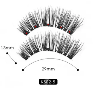 Natural Long Lasting Magnetic Liquid Eyeliner & Magnetic False Eyelashes & Tweezer Set Make up Set 2Pc Ks025 - Shop at LoveMi
