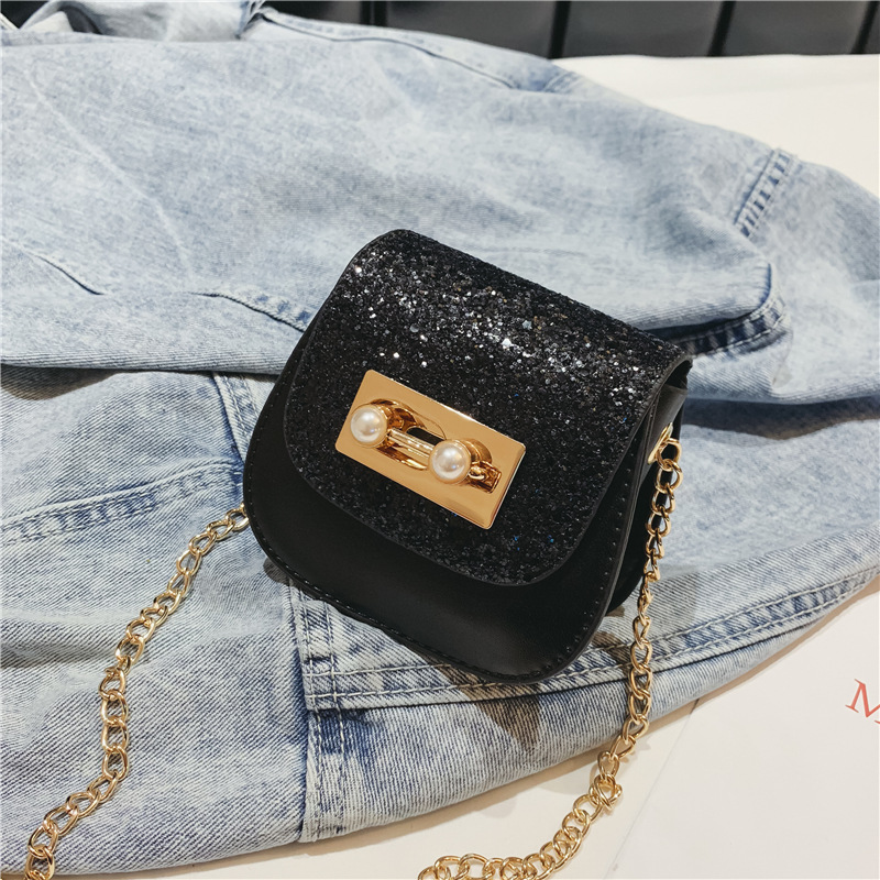 Sequin handbag Black - Shop at LoveMi