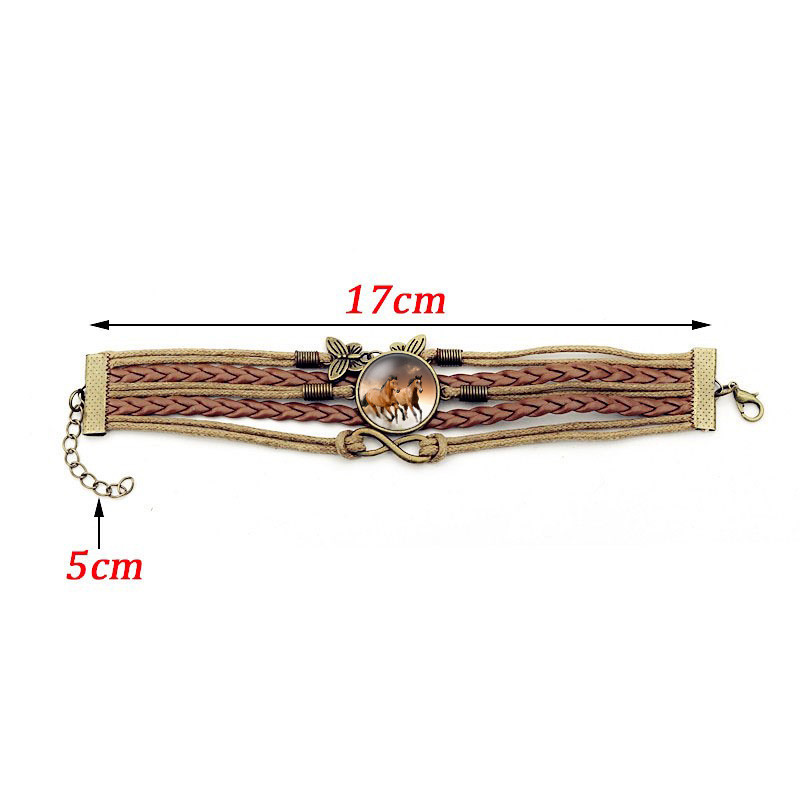 Time Gem Black Horse Bracelet