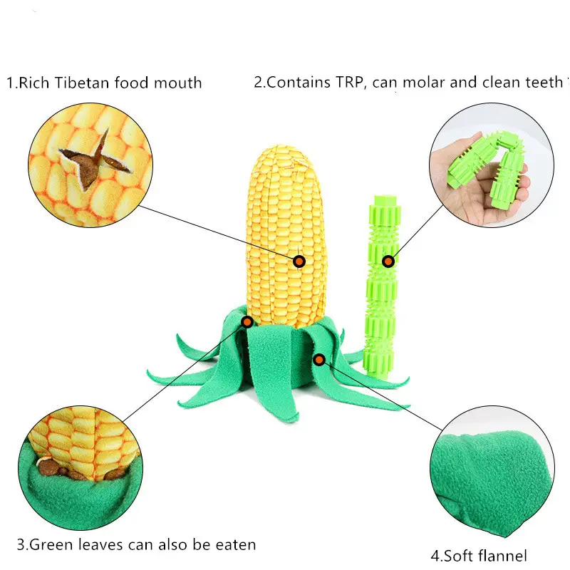 Two-in-one corn dog toy