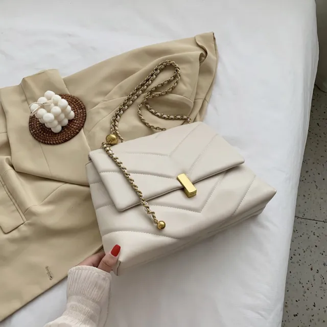 Chain shoulder bag Beige - Shop at LoveMi