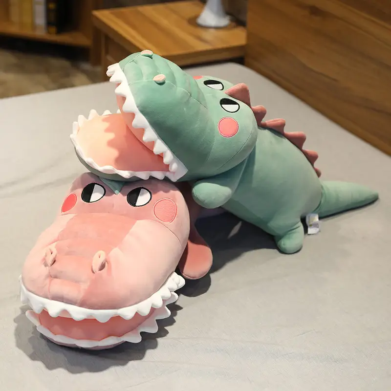 Cartoon down cotton alligator doll