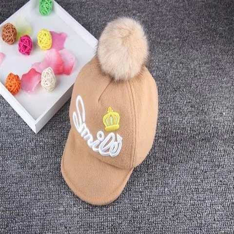 Baby woolen cap - Khaki