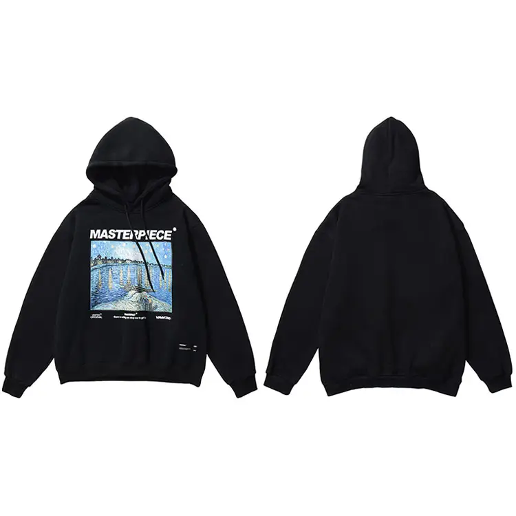 Hooded pullover sweater