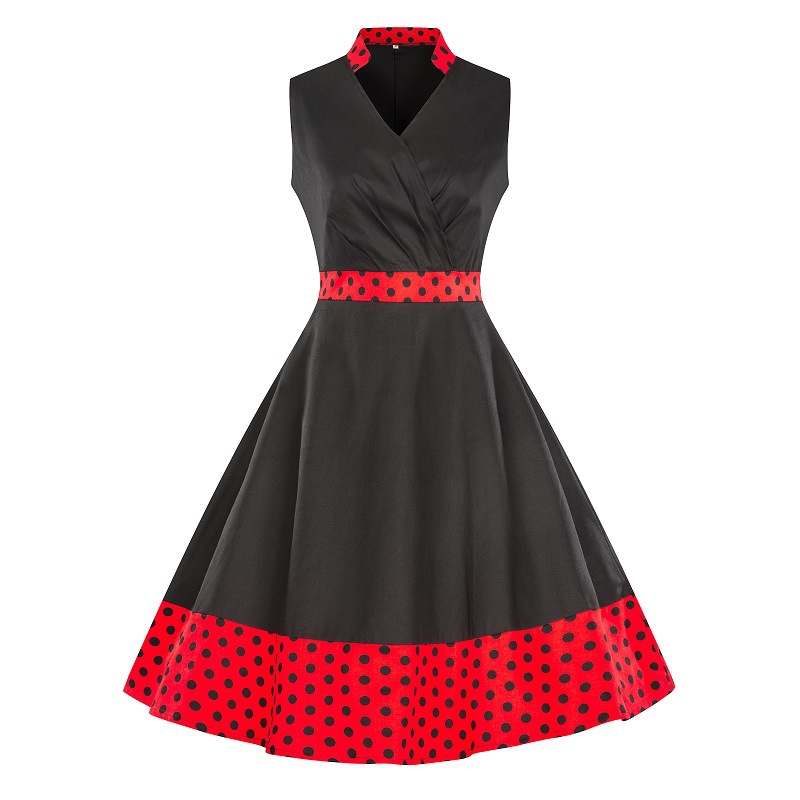 Polka dot big dress