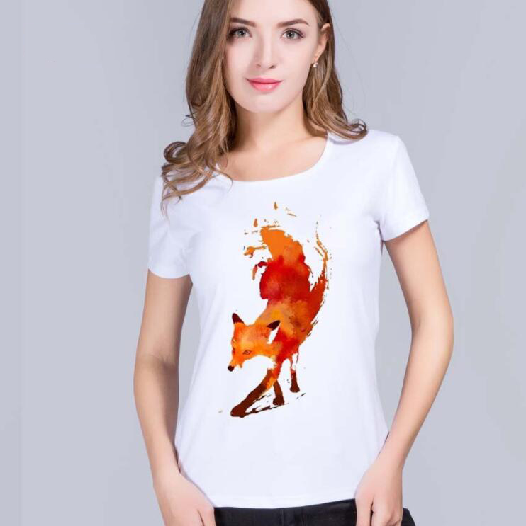 Round neck short sleeve T-shirt