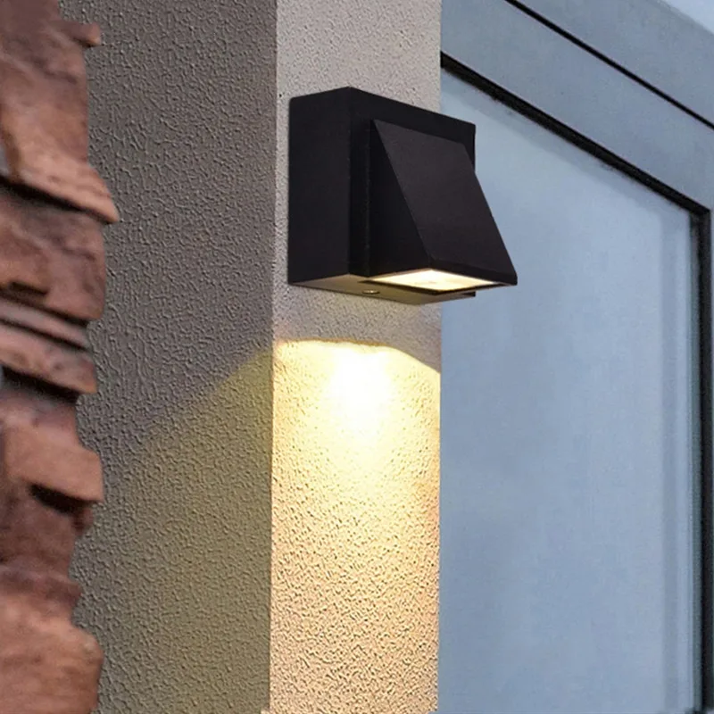 Waterproof Wall Lamp for Courtyard Background