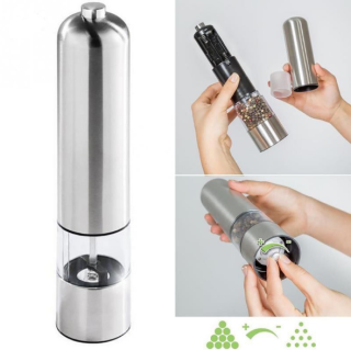 Electric Pepper Mill — one-handed, built-in light