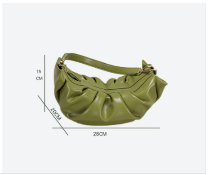 Creative Dumplings Folding Armpit One-shoulder Croissant
