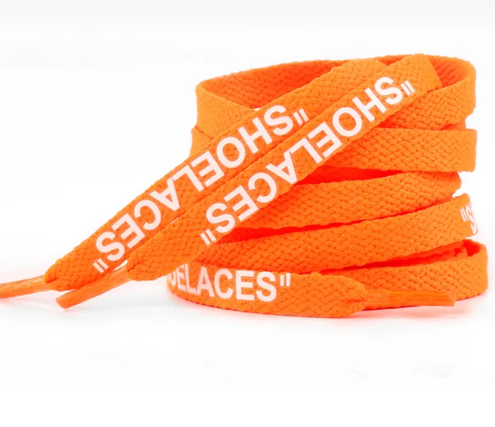 3 pairs of letter laces - Orange