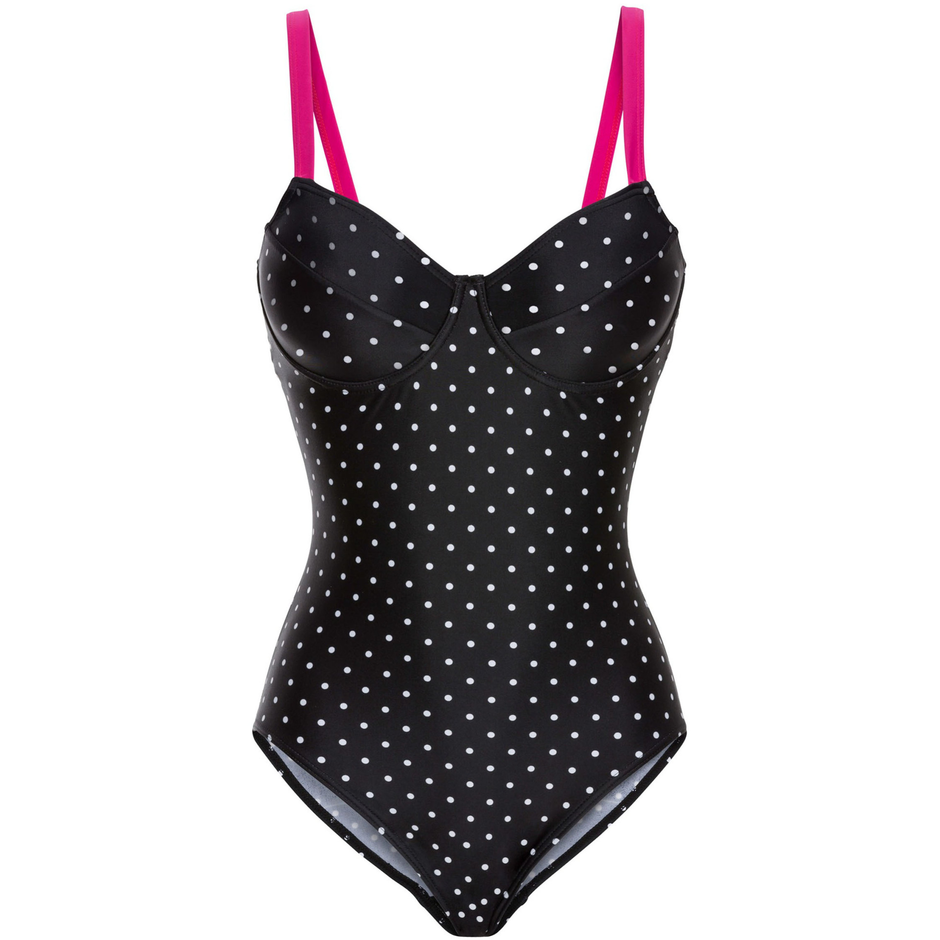 Women's sexy one-piece polka dot print swimsuit