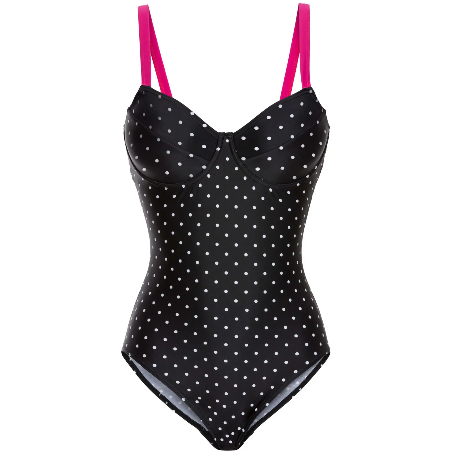 Women's sexy one-piece polka dot print swimsuit
