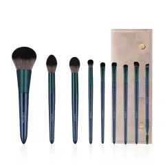 Makeup brush set complete - Green - View 1