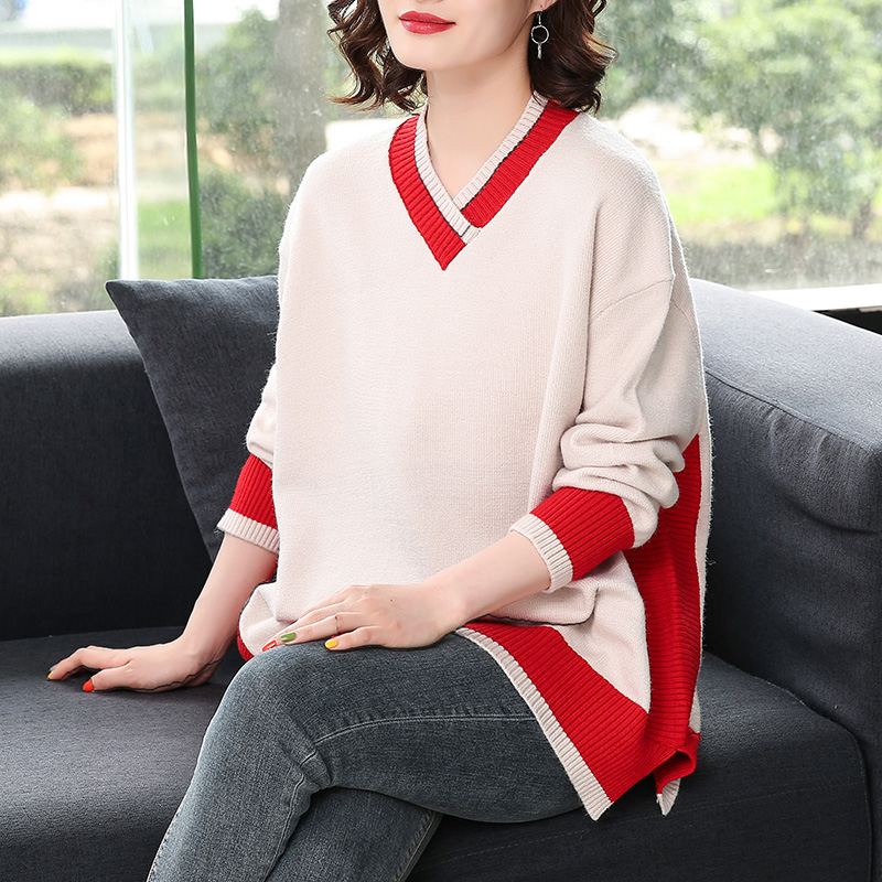 New sweater in autumn and winter women''s large size sweater