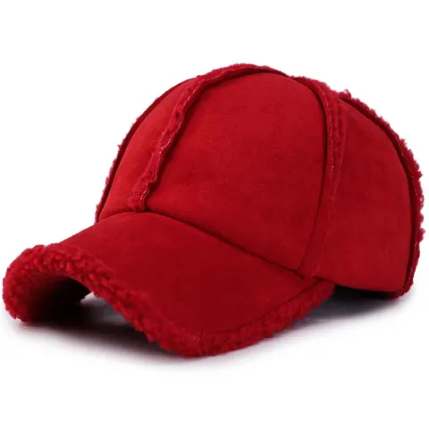 Fashion Hats Women Peaked Cap Solid Color Broken Edge