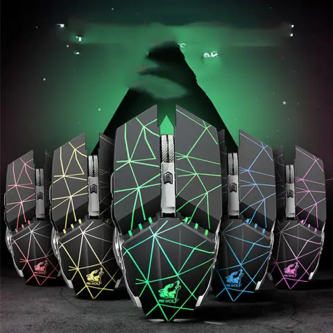 Rechargeable Lighting Mechanical Game Mouse