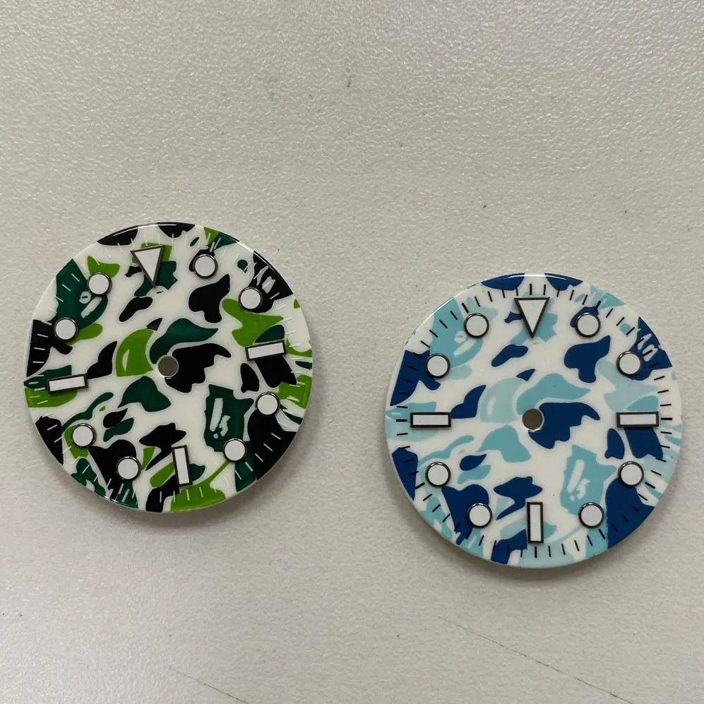 Green Luminous Camouflage Watch