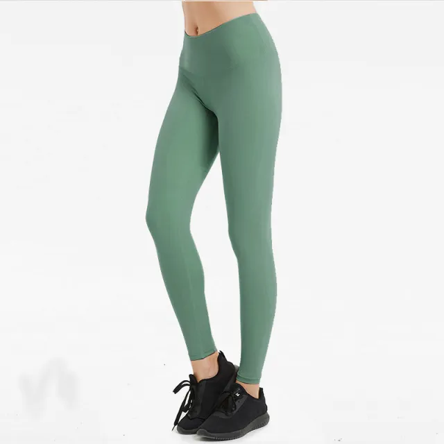 Stretch tight hip pants high waist running sweatpants Green - Shop at LoveMi