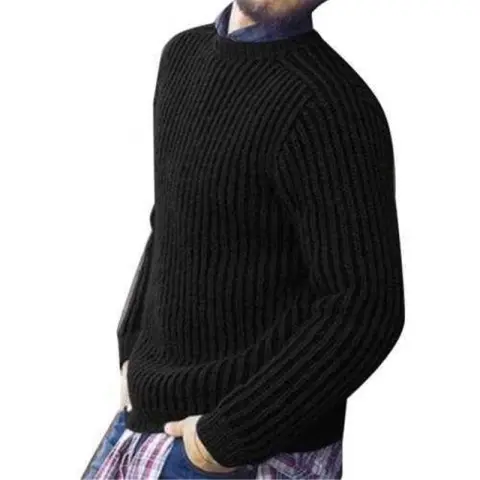 Sweater Men Blue Warm Jacket Men Handsome Tall