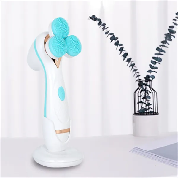 Rotary Silicone Cleansing Device Blue - Shop at LoveMi