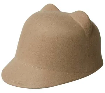 Cat ears Jazz hat top hat Khaki - Shop at LoveMi