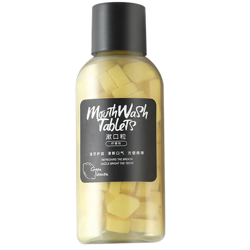 Fruity effervescent mouthwash - Lemon Flavor