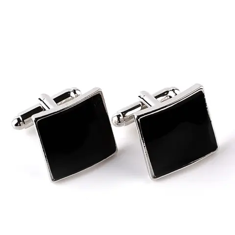 Fashion Square Oil Dripping Cufflinks Personalized Men's Shirt