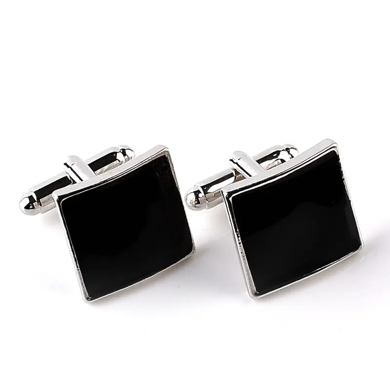 Fashion Square Oil Dripping Cufflinks Personalized Men's Shirt