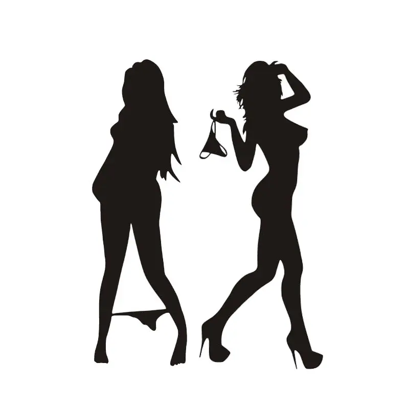 Bikini Car Stickers Beauty Reflective