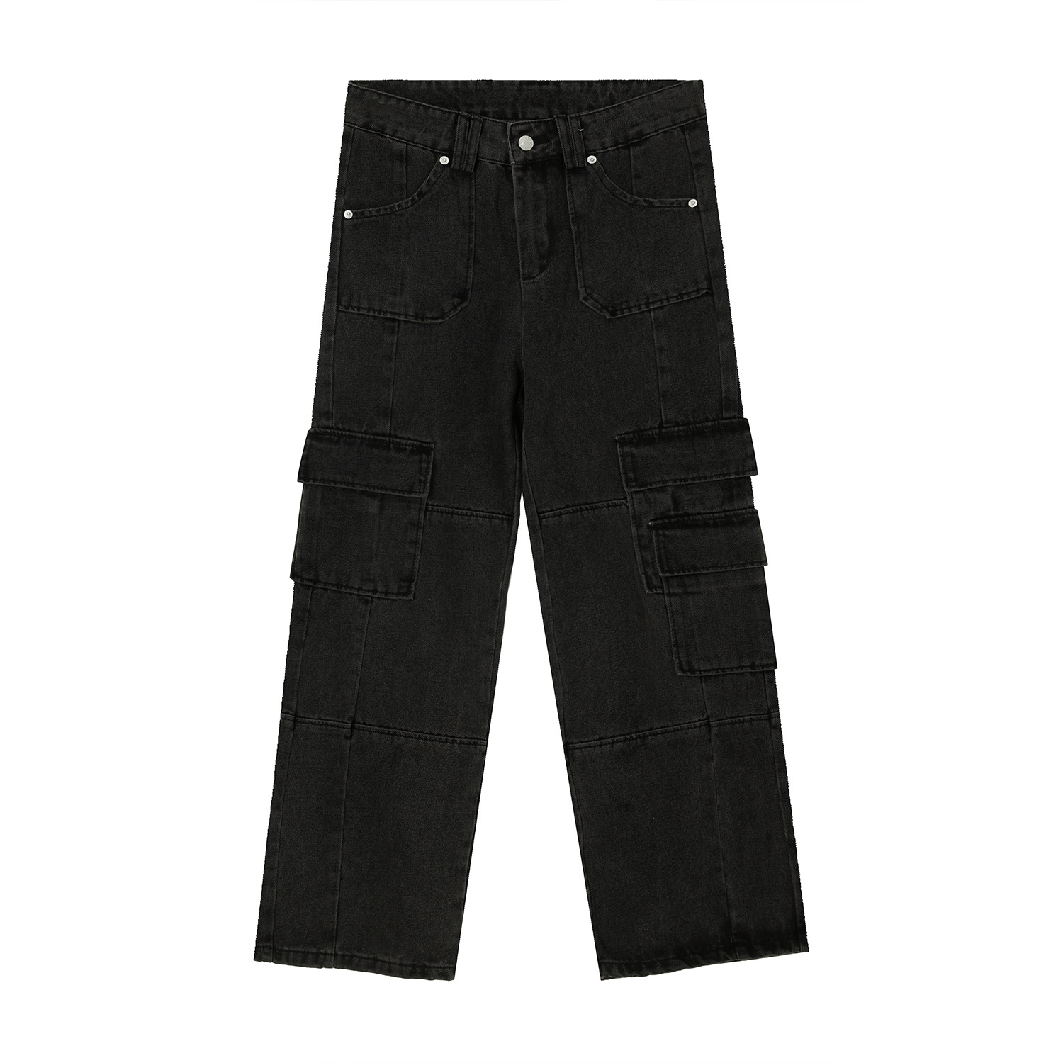 Lazy cargo jeans Black - Shop at LoveMi