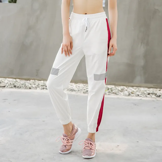Casual Yoga Wear Reflective Fitness Wear For Women White - Shop at LoveMi