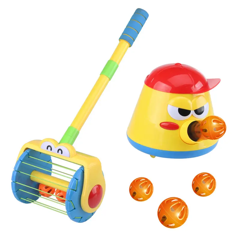 Toy gun pot launcher vacuum cleaner combination