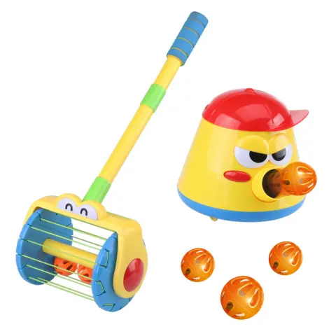 Toy Gun Pot Launcher Vacuum Cleaner Combination Set