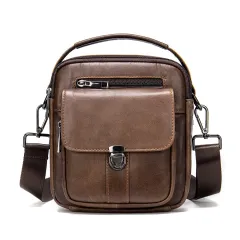 Crossbody shoulder bag - Coffee - View 1