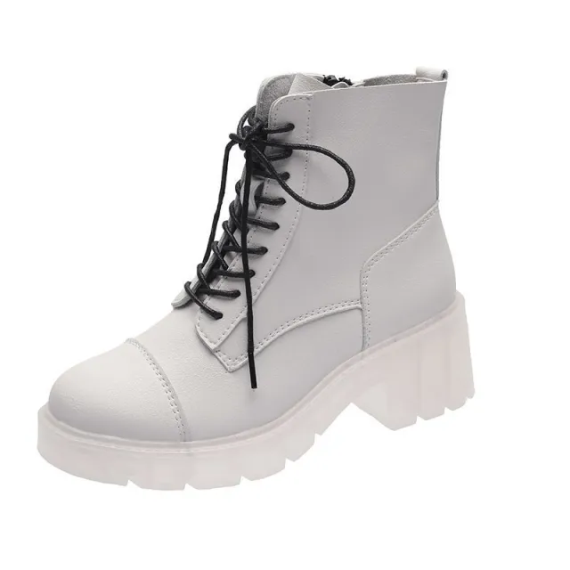 Winter warm Martin boots White - Shop at LoveMi