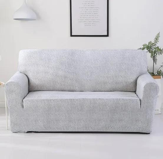All-inclusive solid color fabric sofa cover towel - Double