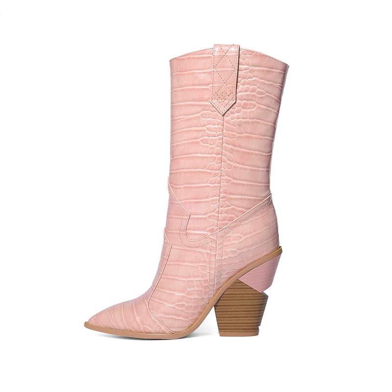 Autumn thick-heeled high-heeled boots