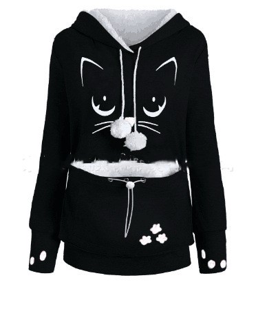 Autumn and winter cat and dog bag hoodie
