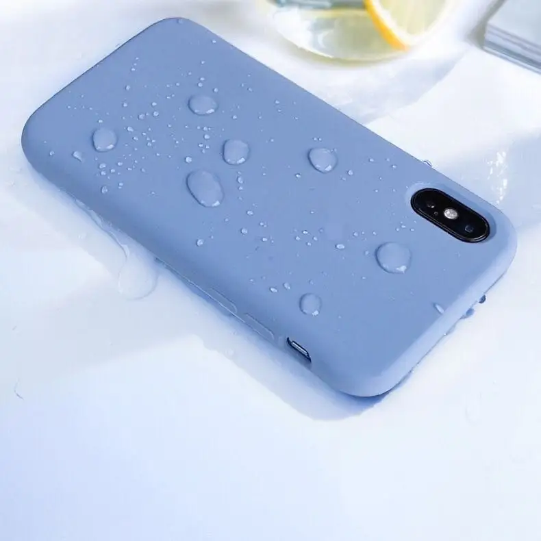 Liquid silicone fine hole phone case