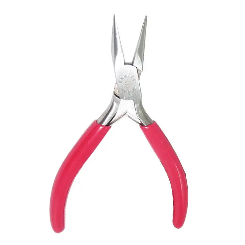 Round tip toothless metalworking pliers