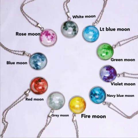 Glow Moon Necklace for Women Jewelry