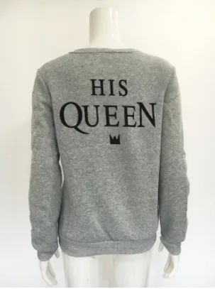 English letter printing couple sweater sweater - Female