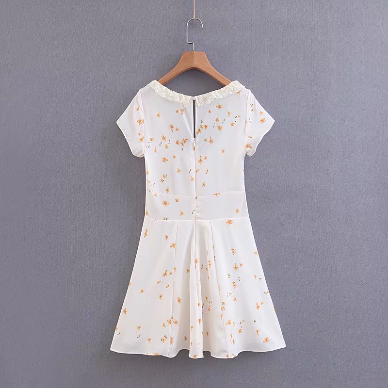 Small floral waist dress