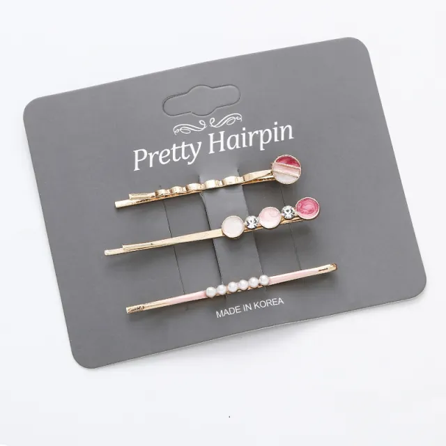 Star headdress hair accessories bangs clip Pink Circle - Shop at LoveMi
