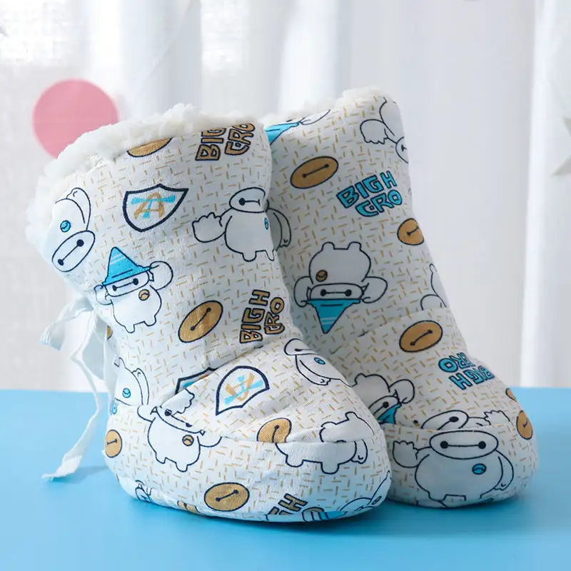 Baby lamb cashmere padded quilted front shoes