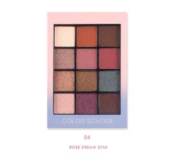 HOLD LIVE 12 Full Colors Matte Eye Shadow Palette Pigment Glitter Eyeshadow Palettes Nude Shadows Cosmetics Korean Makeup Eyes - 104 Rose Dream Star - View 1