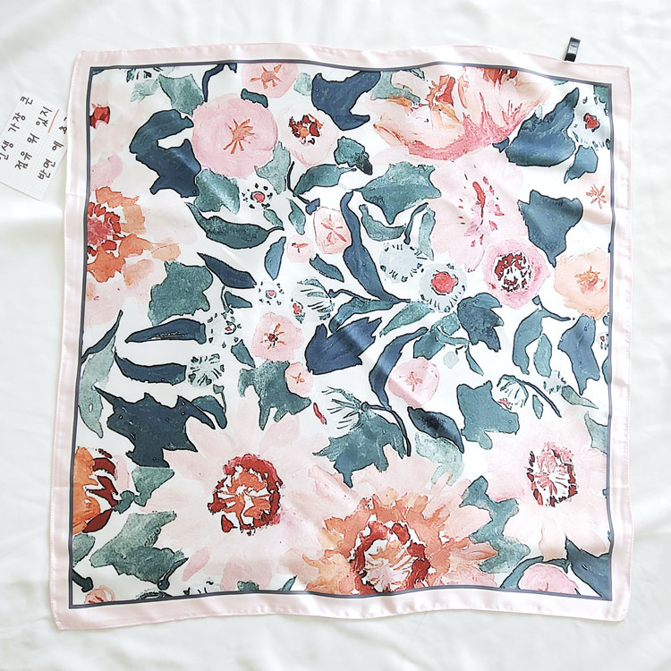 Vintage small silk scarf