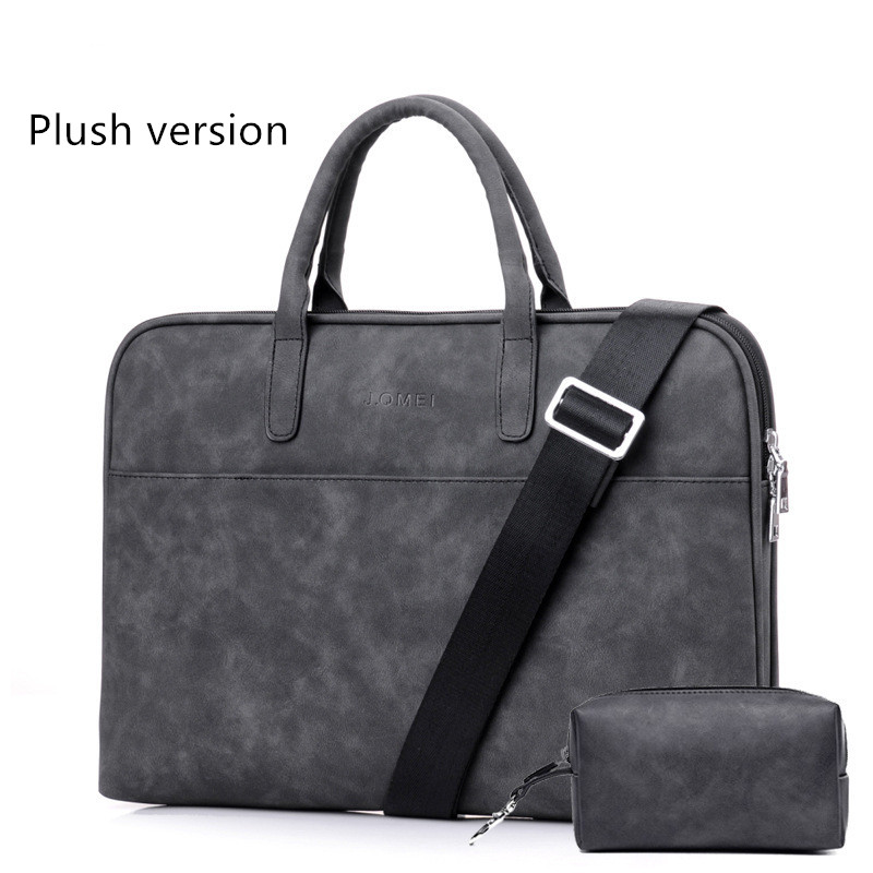 Ji Quanmei Fashion One Shoulder Diagonal Briefcase Black - Shop at LoveMi